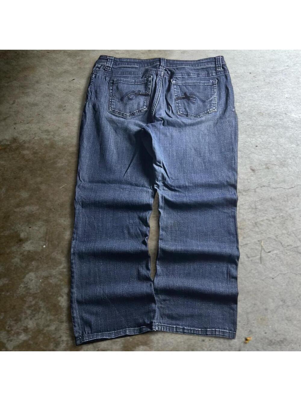 Y2K 2000's Women's Grunge Alternative Lee Slender Secret Loose Baggy Jeans